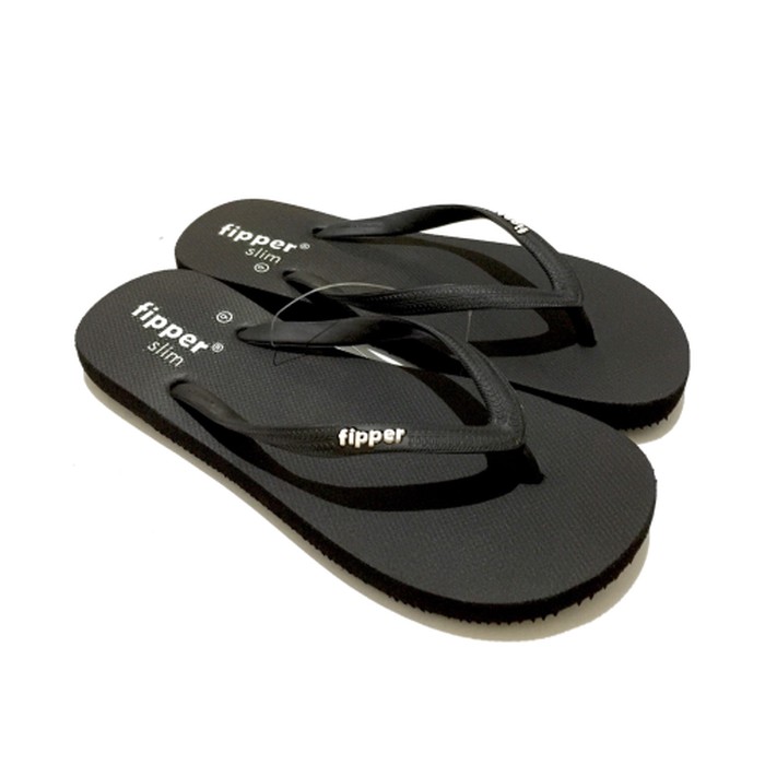 Fipper Slim Sandals Flip Flops Sandals For Women in Black Shopee