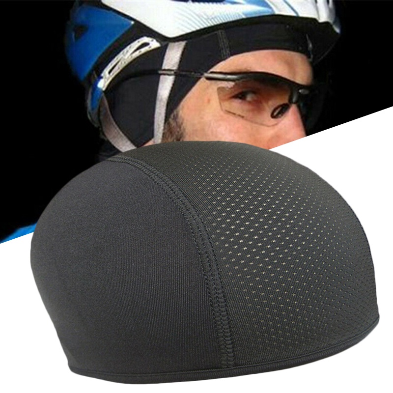 Bicycle Motorcycle Cycling Cap Helmet Sweat Inner Cap Summer Racing ...