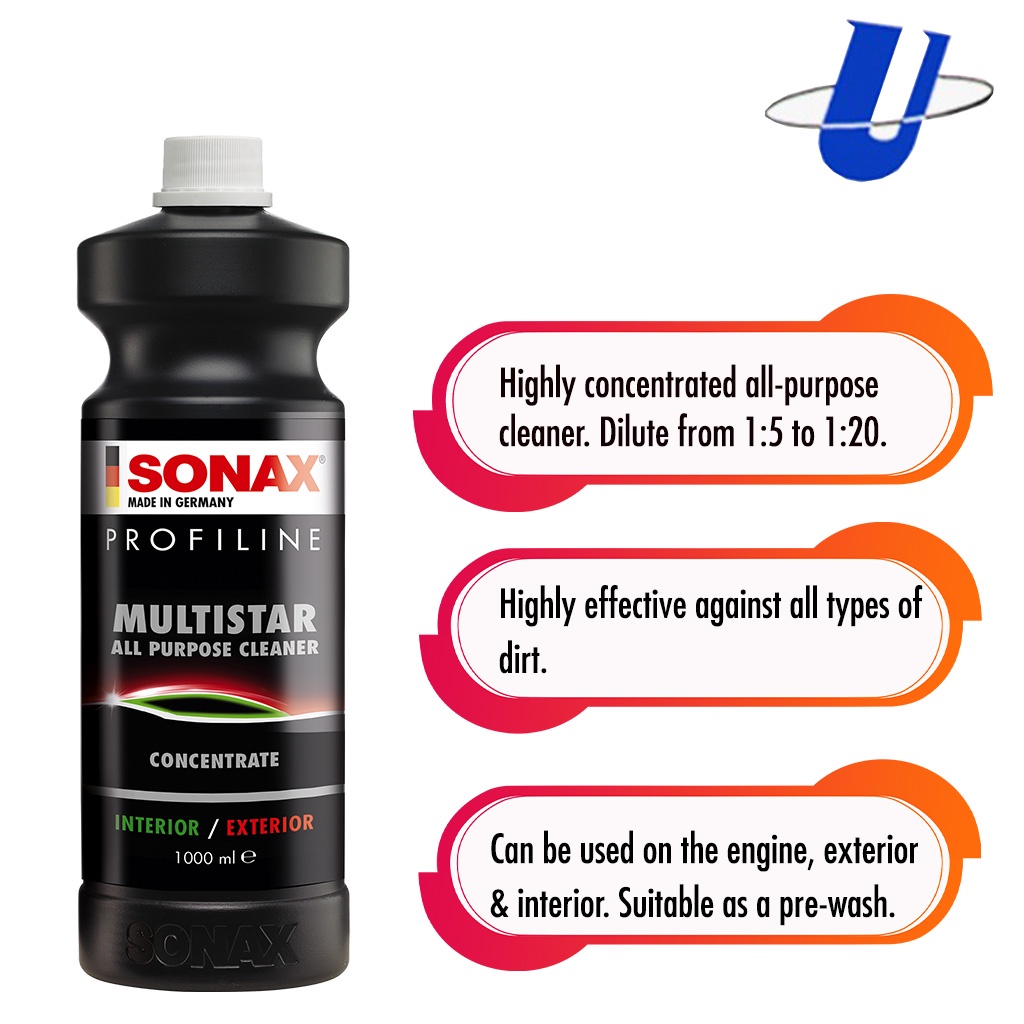 Sonax Profiline MultiStar All Purpose Cleaner (Concentrated) Shopee