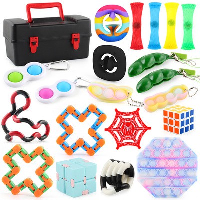  Ready Stock Fidget Toys Sensory Set Stress Relief Toys Autism Anxiety 