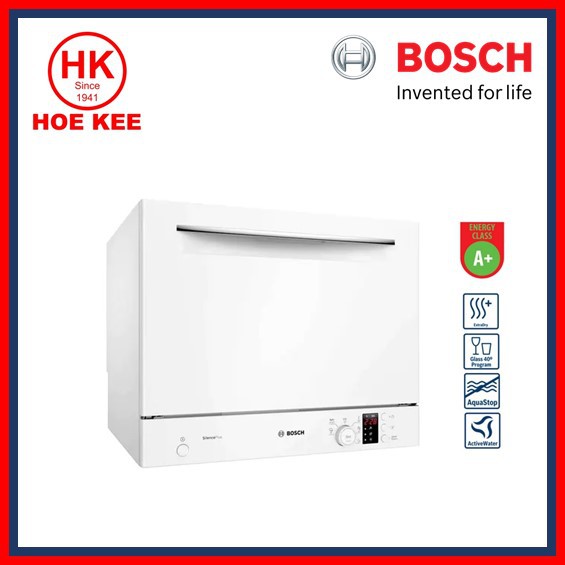 Bosch SKS62E32EU Tabletop Dishwasher White Shopee Singapore