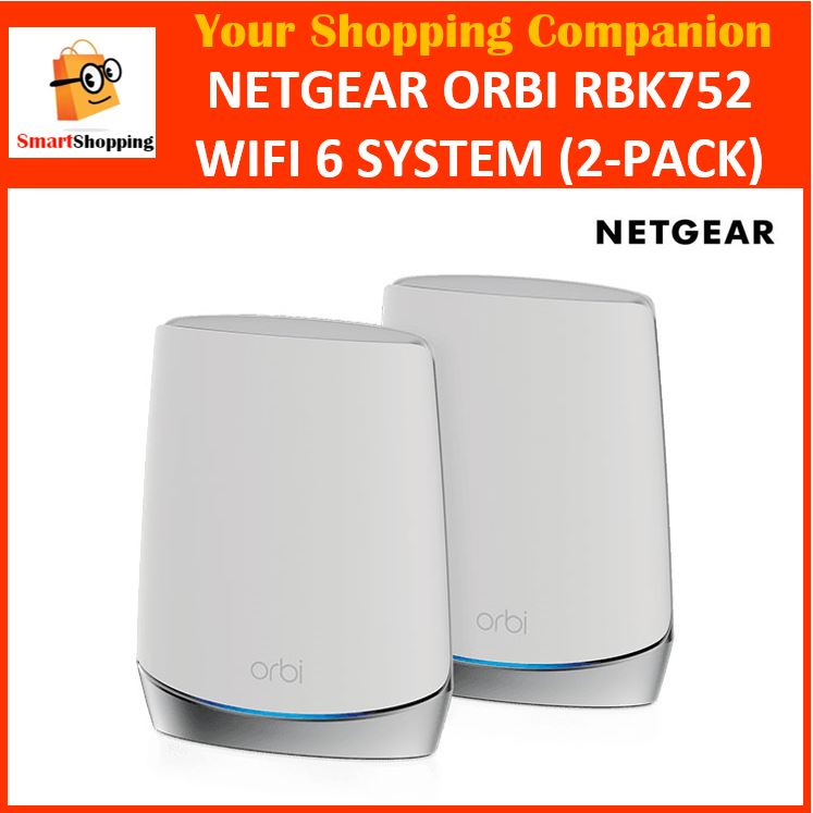 Netgear Orbi RBK752 WiFi 6 Tri-Band Mesh System