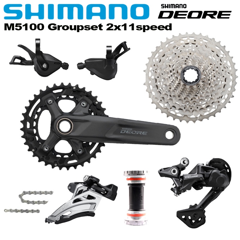 Shimano deore m5100 2x11 groupset sale