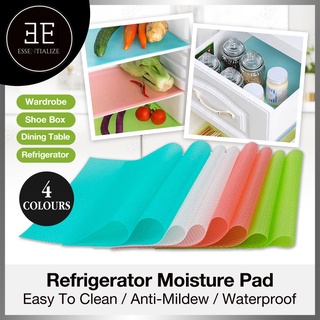 1Pack Refrigerator Mats,Washable Fridge Mats Liners Waterproof Fridge Pads  Mat Shelves Drawer Table Mats Refrigerator Liners for Shelves - Green 