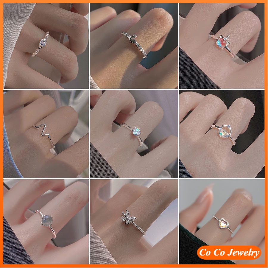 New Korea Adjustable Fashion Rings Women Ring Simple Ring Jewelry Gift