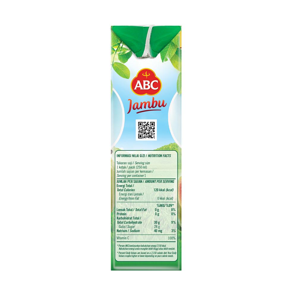 ABC Jus Jambu 250 ml - Multi Pack 4 pcs - Gambar 2