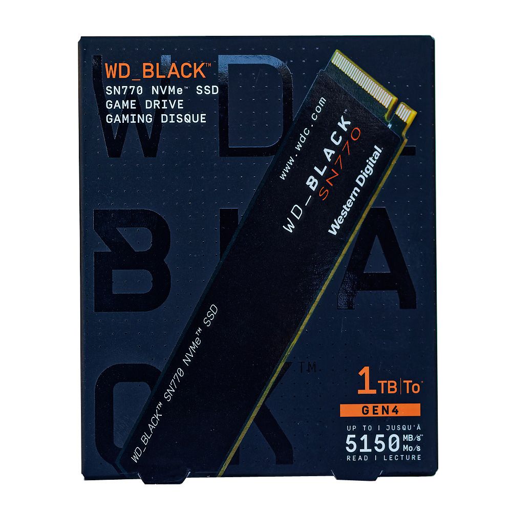 Western Digital 1TB WD_Black SN770 NVMe Internal Gaming SSD - up