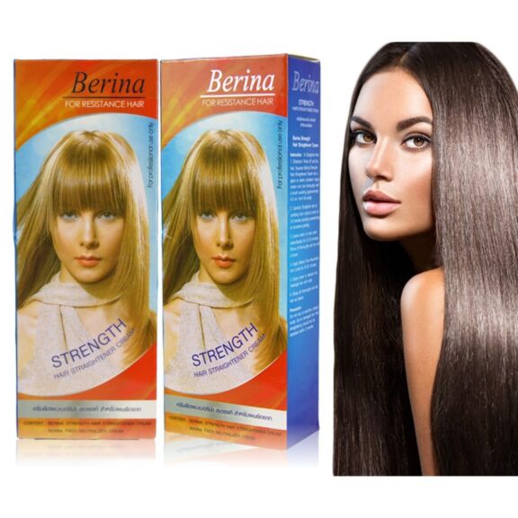 FAST SHIPPING! 1 IN THAILAND! BERINA Hair Straightening Cream (Super