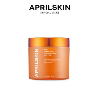 Aprilskin Official] Real Carrotene Blemish Clear Vita Pad (Bundle