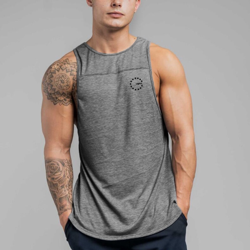 New Brand Fashion Casual Gym Men Tank Tops Cotton Undershirt ...