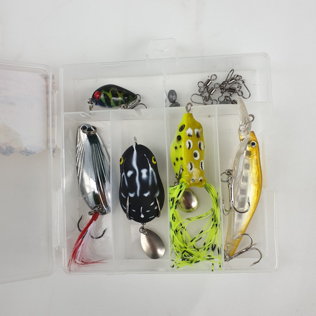 Combo 5 Fake bait fish sensitive enough 3 water the story of tilapia, snakehead, banana, sop