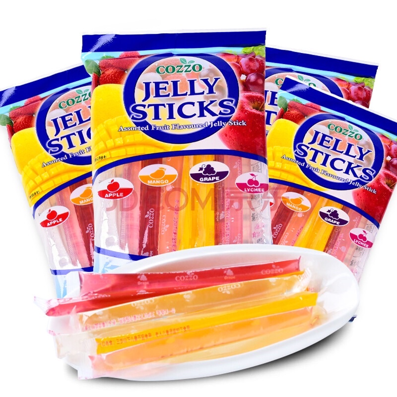 [Halal]Cozzo Jelly Sticks 240g Konnyaku Jelly Zero Fat Fruit Flavor