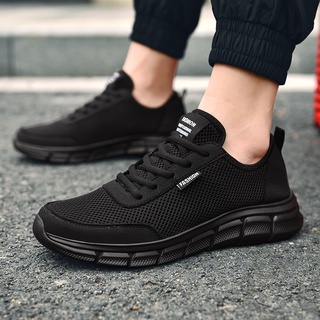 Mens black best sale running shoes sale