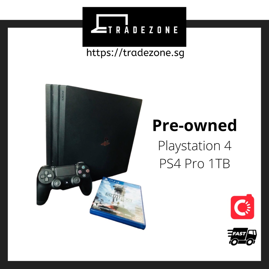 Tradezone] (Pre-owned) 4 / PS4 Pro 1TB Playstation | Shopee Singapore