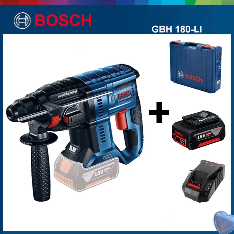 Bosch Cordless Rotary Hammer Brushless With SDS Plus GBH 180-LI ...