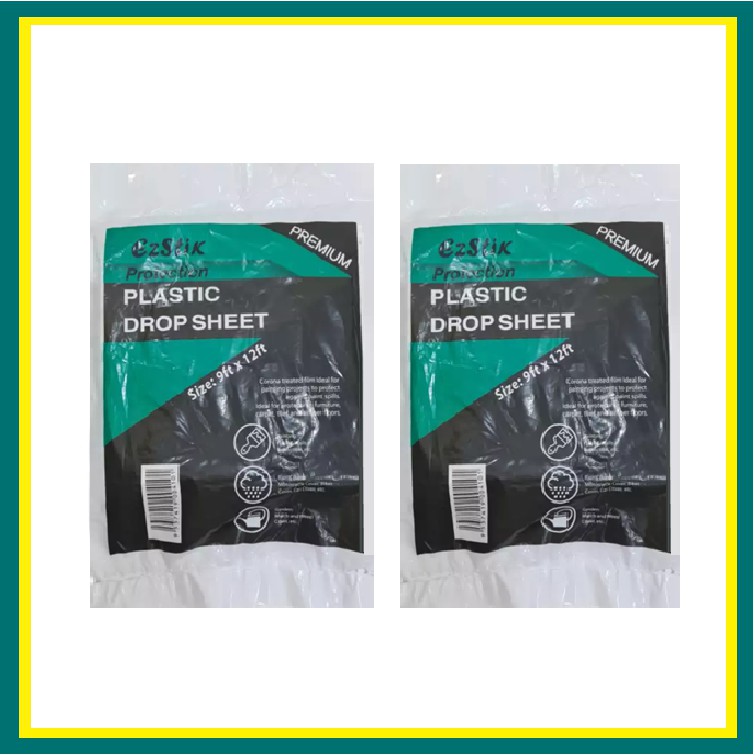 Nippon Paint / MS / EzStik Plastic Drop Cloth Drop sheet Painting Sheet