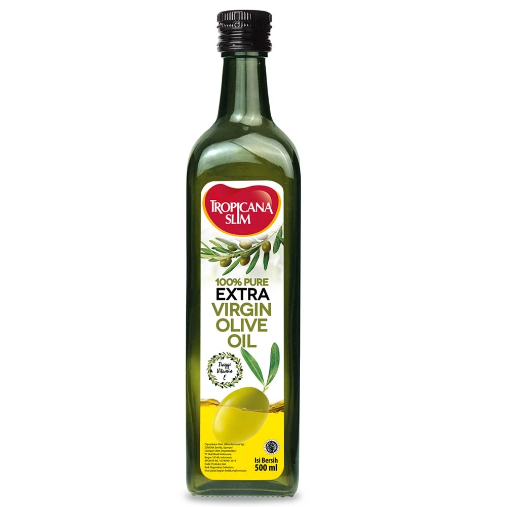 Tropicana Slim Extra Virgin Olive Oil 500ml - 100% Pure Extra Virgin Olive Oil