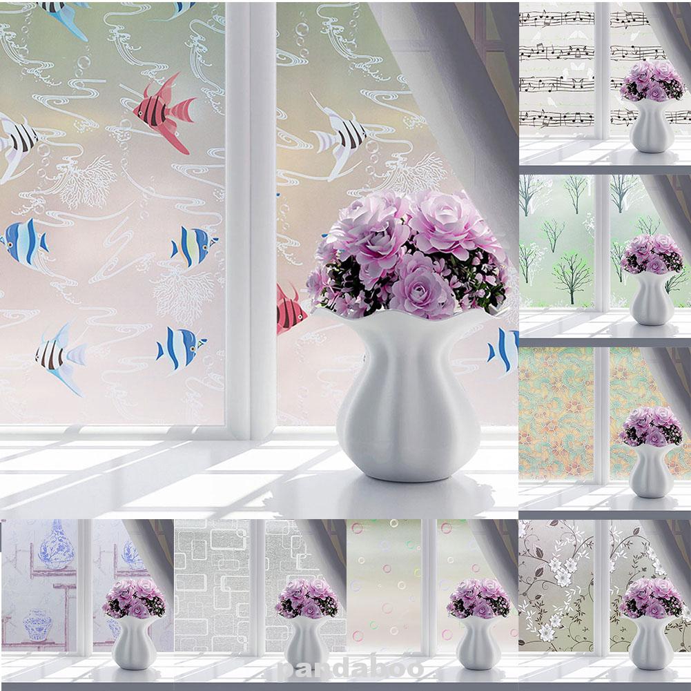 Window Privacy Film Decor Frosted Glass Film Non-Adhesive Bird Static Cling Glass  Stickers for Glass Door Heat Control Anti UV - AliExpress