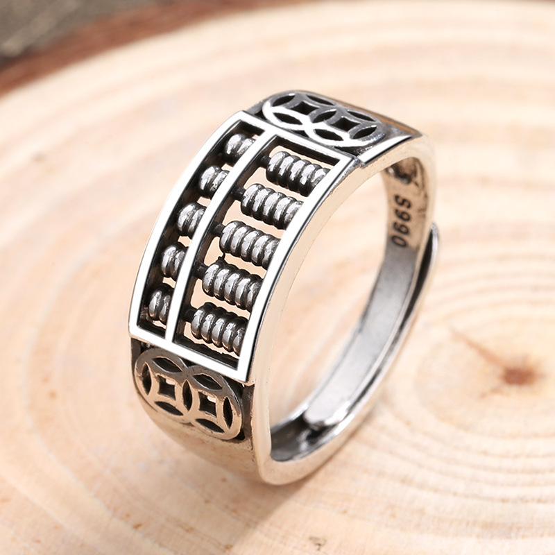 Sempoa ring silver hot sale