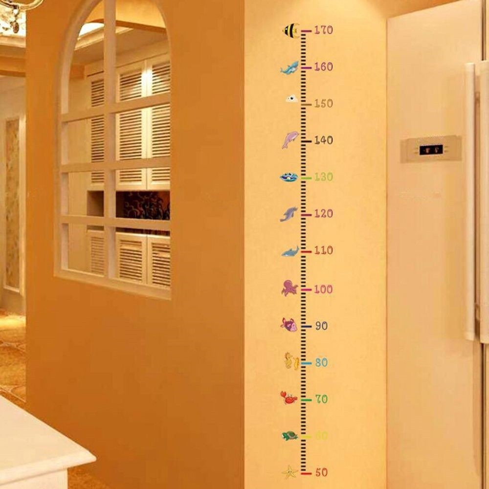 Removable Height Chart Measure Wall Sticker Decal for Kids Baby Room ...