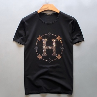 H embroidered T-shirt  Hermès Mainland China