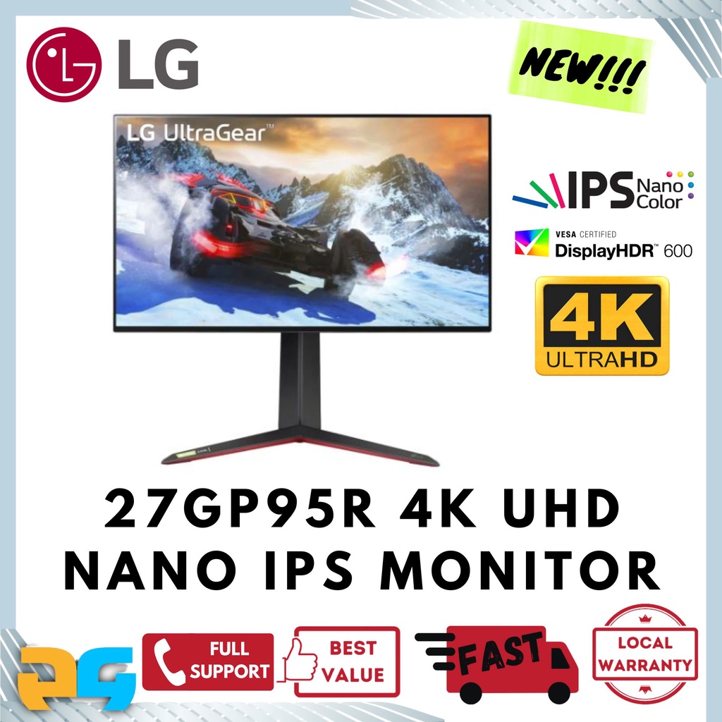 LG 27GP95R-B UltraGear 4K UHD Nano IPS Gaming Monitor | Shopee Singapore