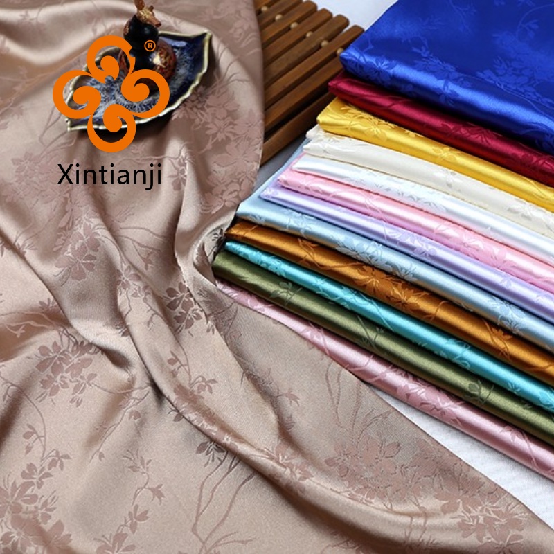 Jacquard Silk Cloth DIY Cloth fabric satin fabric ancient style Brocade ...