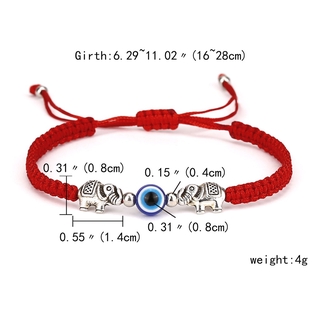 Adjustable evil clearance eye bracelet