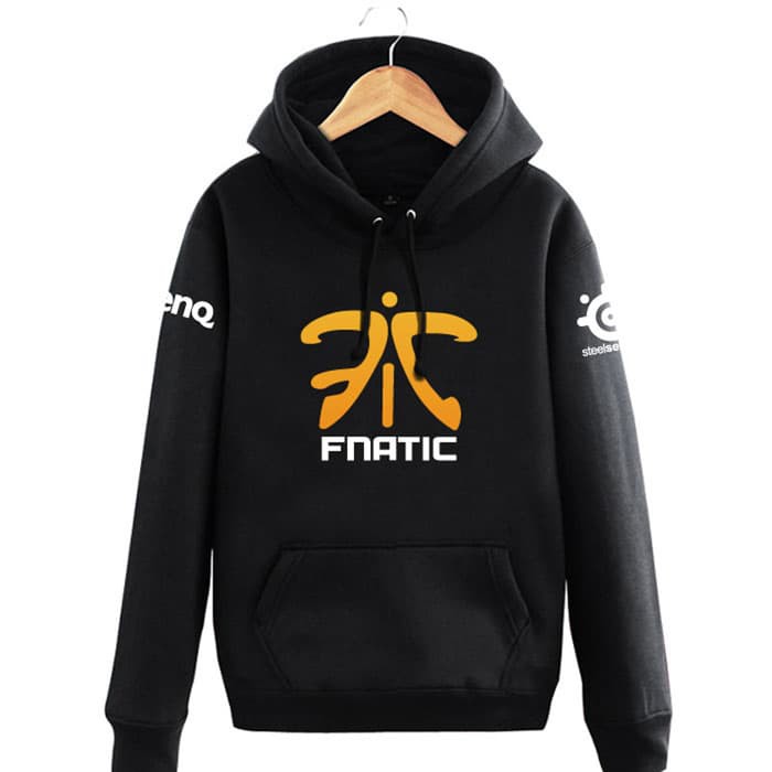 Fnatic GAME LOGO HOODIE Jacket BENQ SPONSOR DOTA Shopee Singapore