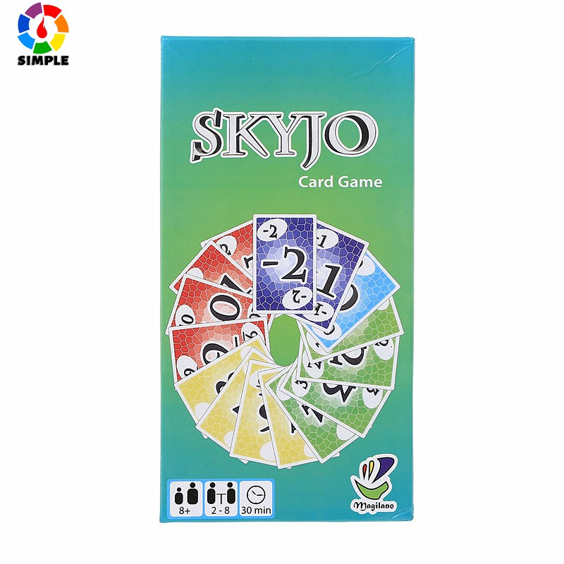 SKYJO ACTION, Exciting Card Games, Fun Game Nights with Friends and Family  (English Version)
