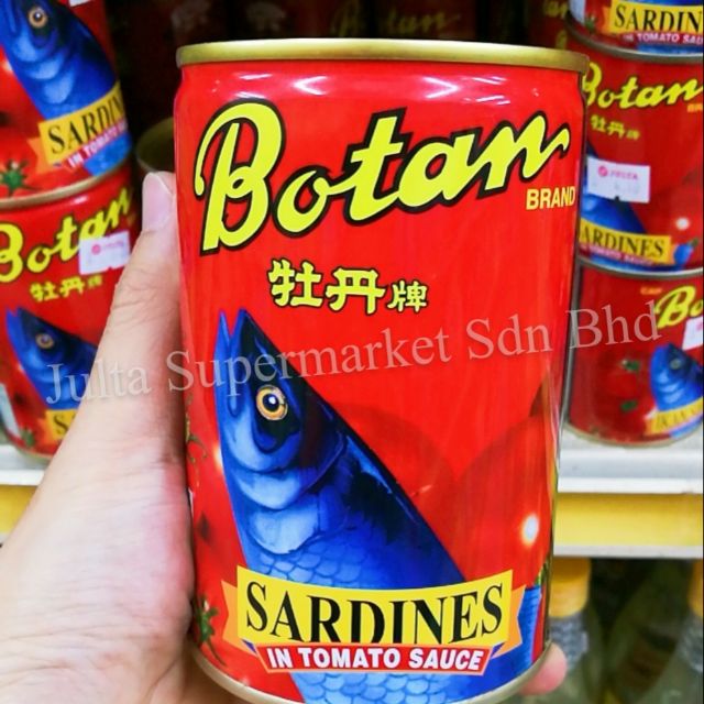 BOTAN SARDINES IN TOMATO SAUCE 425GM | Shopee Singapore