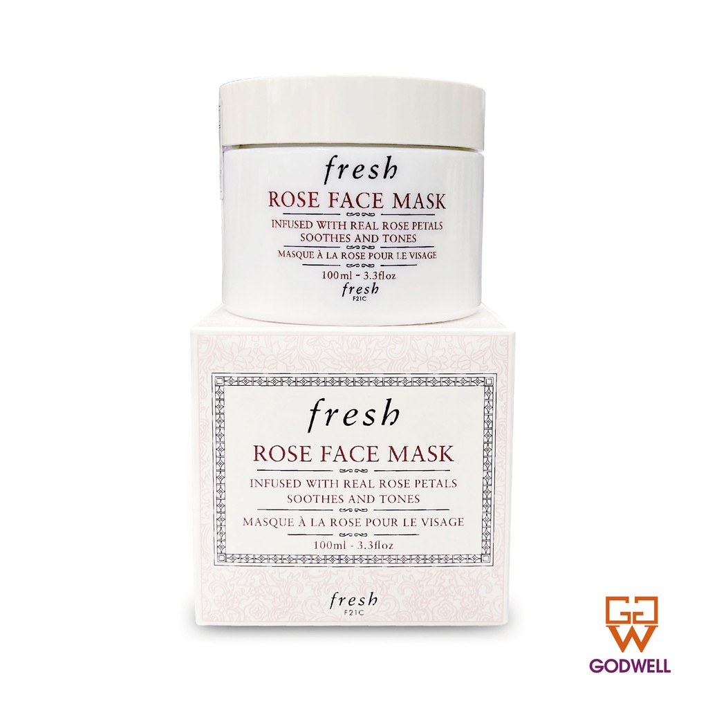 Fresh - Rose Face Mask 100ml EXP 2025/12- Ship From Godwell Hong Kong ...