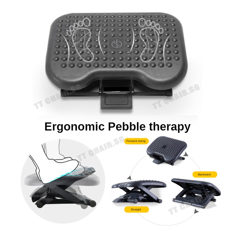 Desiny Ergonomic Foot Rest Enhance Posture Trolley Foot Massage Six ...