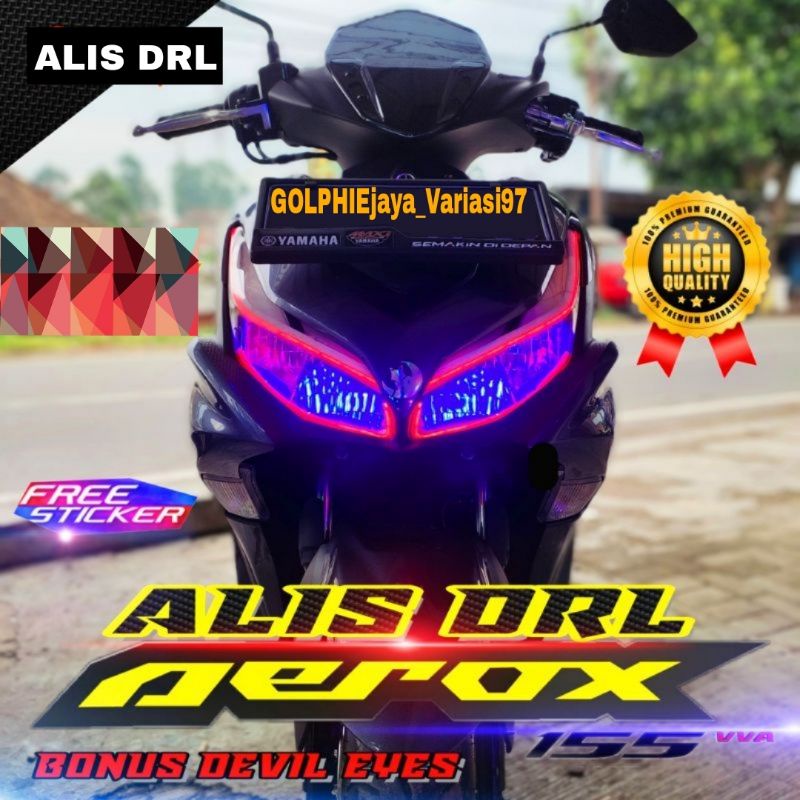MATA Drl LED Eyebrow Lights SLIM Full Eyebrow V2 ALL NEW AEROX 2020