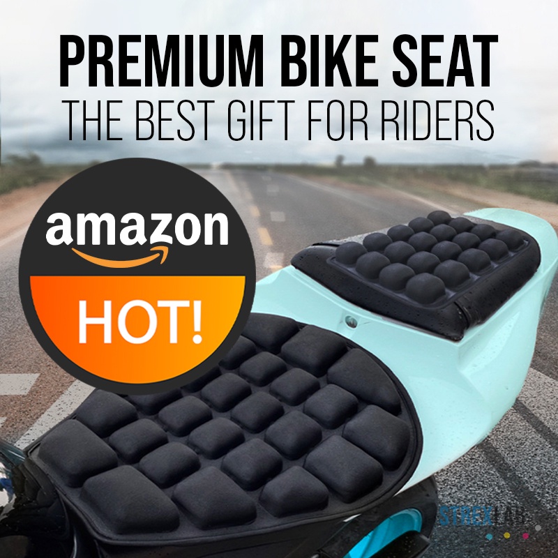 🔥【HOT】Patented Airbag Cushion Bike Seat 🔥 Premium 5D Air Pad Stress
