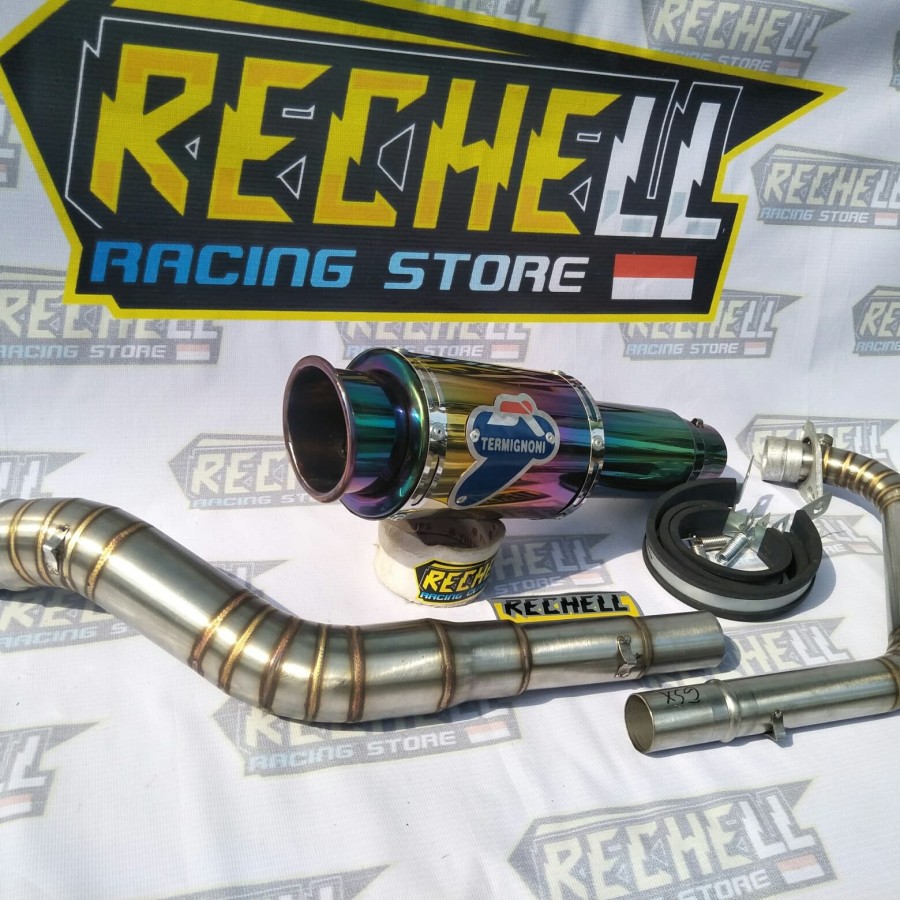 Suzuki Gsx R150 Exhaust - Gsx S150 Fulk Stainles Rainbow Termigoni ...