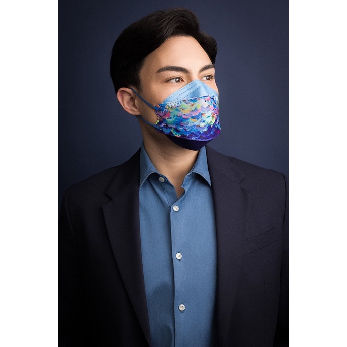 masklab™ Waves Of Hope Adult KoreanStyle Respirator 2.0 (Box Of 10