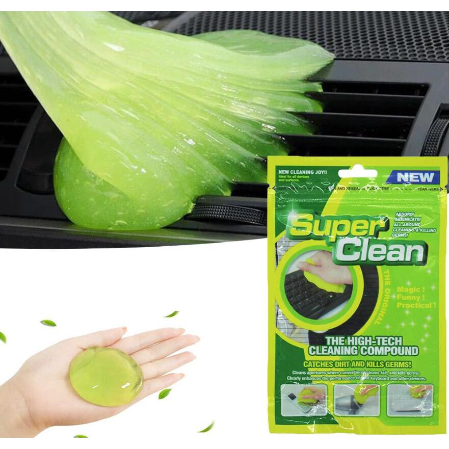 Sg stock Clean Magic cleaning Gel Super Dust Clean Mud glue Dirt Cleaner for Keyboard Laptop computer /Car cleaning pad