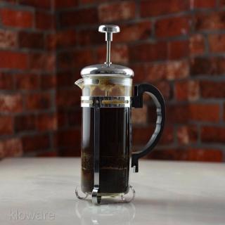 Easyworkz French Press 12 oz Coffee Tea Maker with Borosilicate Glass,Soft  Grip Handle