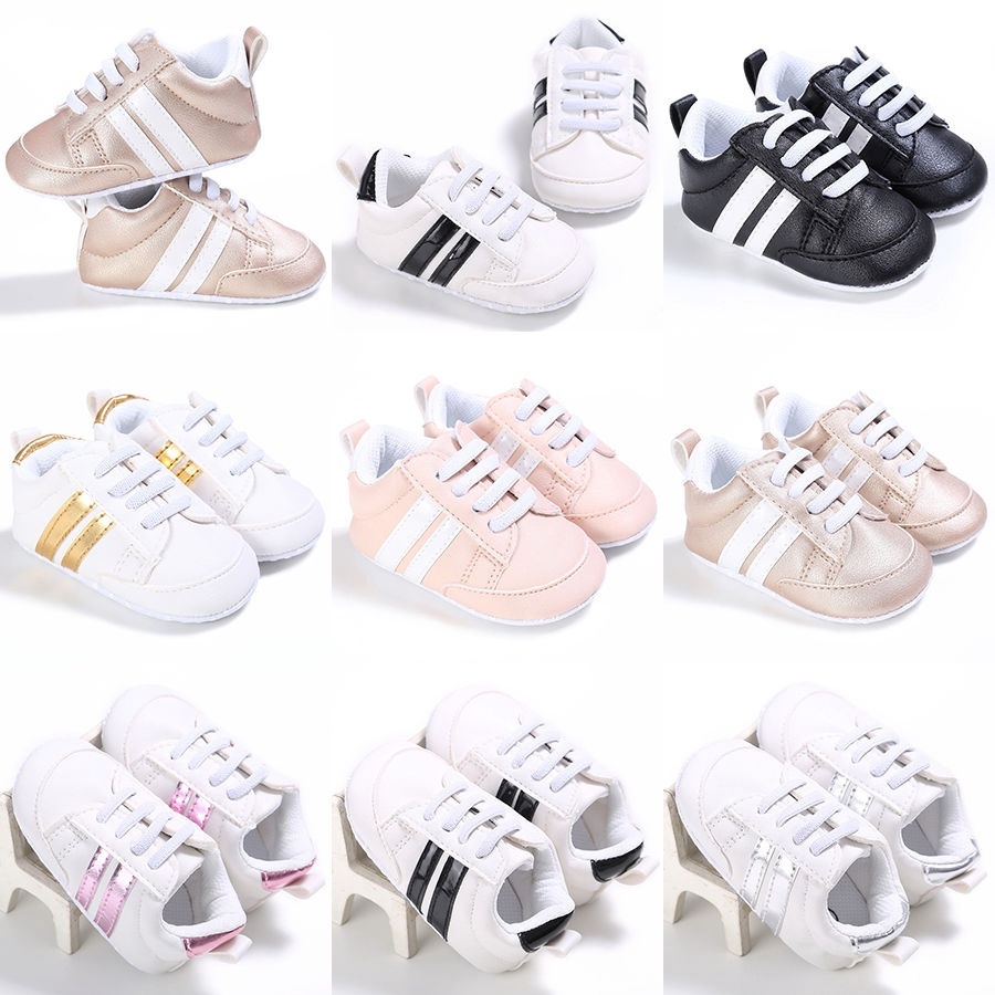 YNE Adorable Sneakers Newborn Baby Crib Shoes Boys Girls Infant Toddler Soft Shopee Singapore