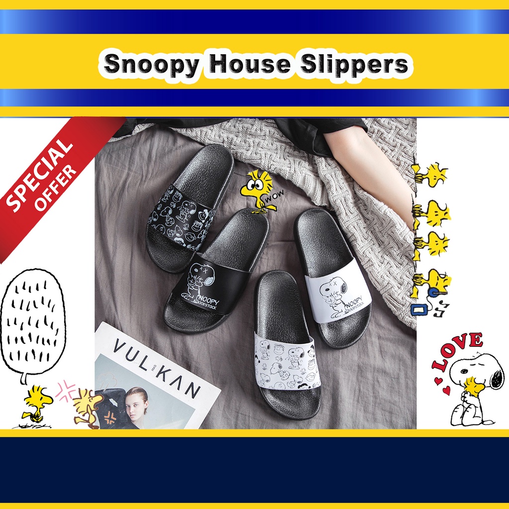 Snoopy bedroom online slippers