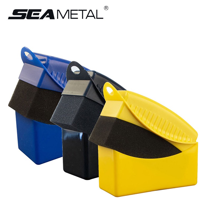 SEAMETAL Car Wheel Polishing Waxing Sponge Brush ABS Plastics Washing Cleaning Brush Sponge Brush Car Clean Detail Accessories 1pc
