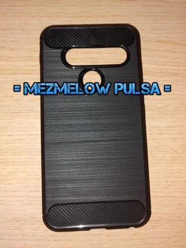 Casing Caseng Silicone Softcase Fiber Carbon / Case LG G8S ThinQ / 3 KAMERA - Gambar 2