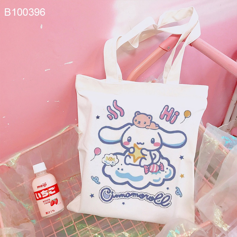 Cinamoroll Cute Cartoon Storage Bags Kawaii Tote Bag Student Canvas ...