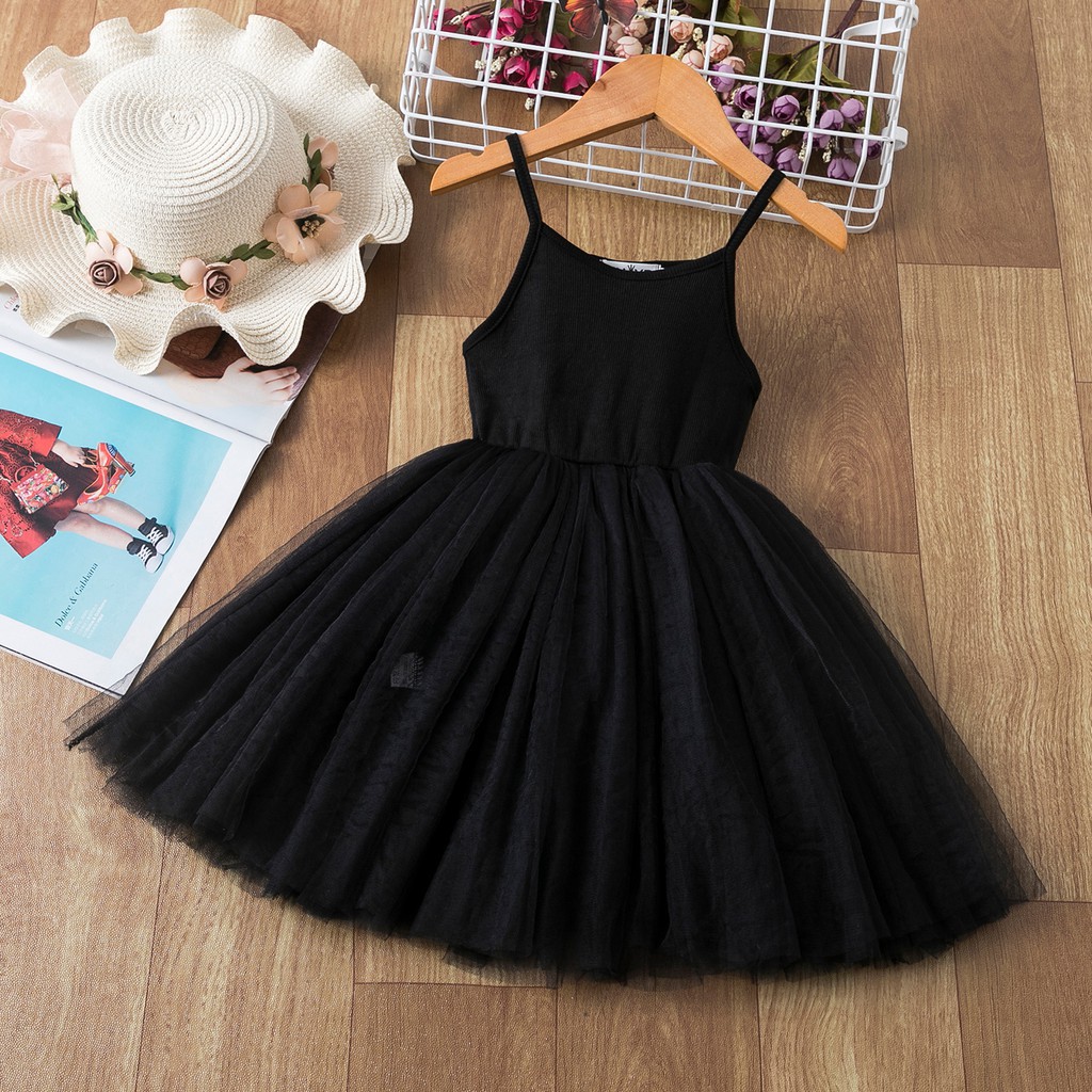 strapless open back dress Retro Black & White Square Neck Tutu Party Dress M / Black / English main image 0