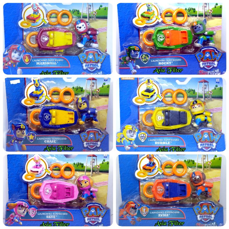 Paw patrol best sale launching surfboard