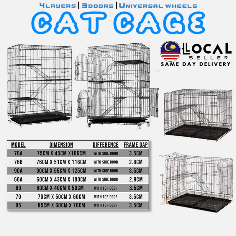 Cat cage shopee sale