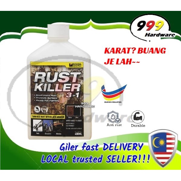999 ROXSIL RUST KILLER 400ML/ANTI RUST/RUST REMOVER/RUST REMOVER