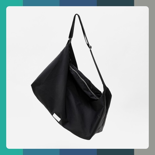 FENNEC] FABRIC HOBO BAG - BLACK | Shopee Singapore