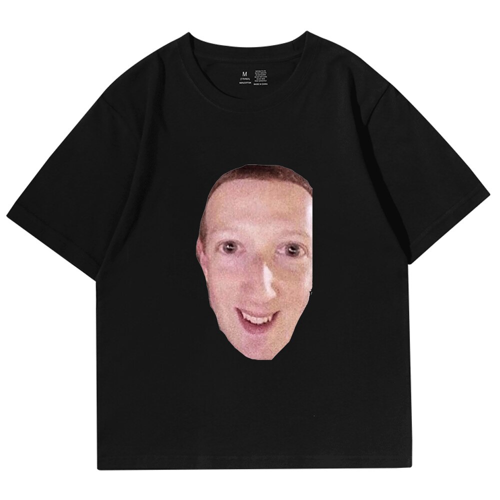 Cursed Zucc T Shirt Pure Cotton Tshiert Cursed Meme Facebook Meme Mark ...